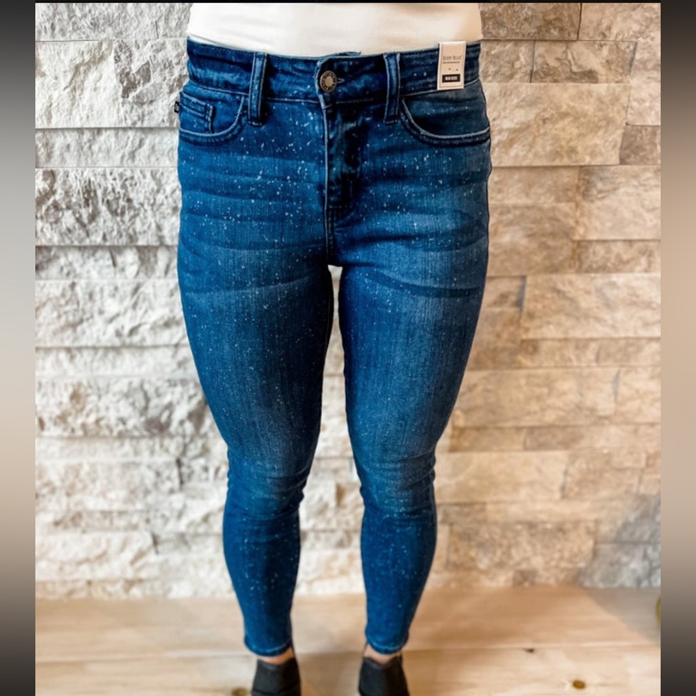 Judy Blue bleach splatter jeans